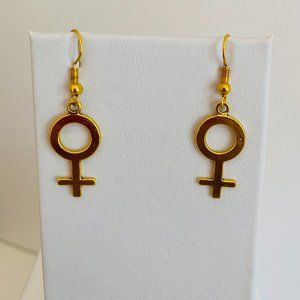 Feminist woman symbol